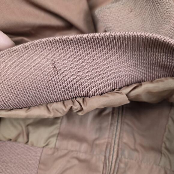 Vintage Members Only Jacket Mens Medium Brown Classic Racer Bomber Epaulets 80s - Picture 11 of 14